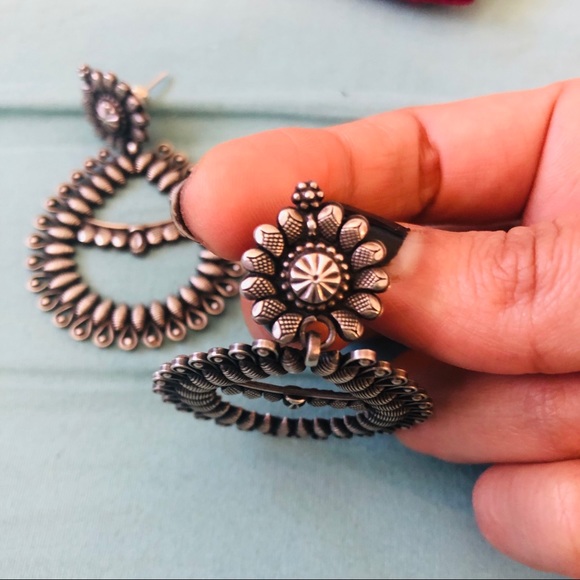 Jewelry - .925 Sterling Silver Boho Earrings